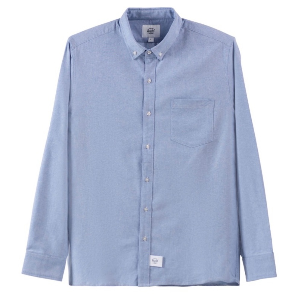 Herschel | Oxford Cotton Shirt | Sax Blue | L